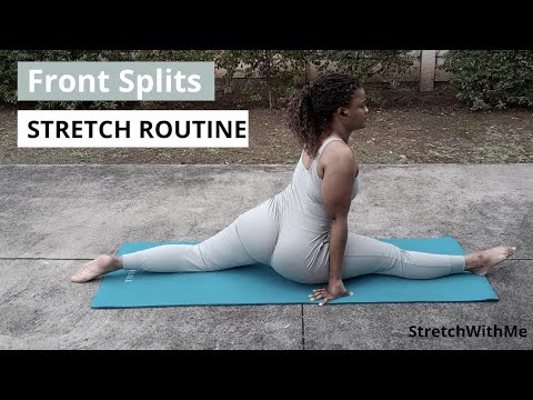 Split Stretch Routine | Flexibility Journey | Front Splits Vlog - YouTube