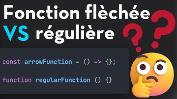 Tout savoir sur les fonctions fléchées et les fonctions régulières