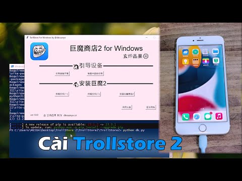 Hướng Dẫn Cài Trollstore 2  iPhone 6S~X iOS 14.0 ~ 17.0 - Không Hỗ Trợ  iOS 16.7, 16.7.1, 16.7.2