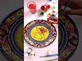 plate painting// Home dacor item// Full video Watch in my channel// # short # youtube short