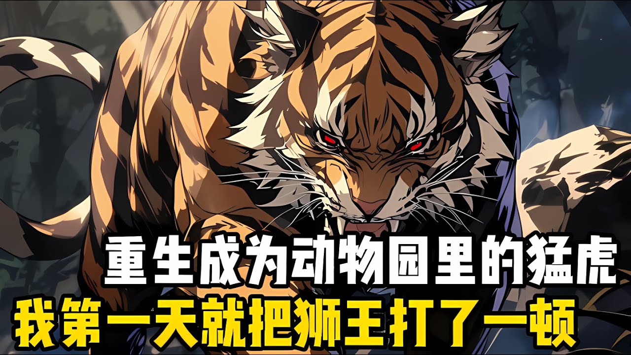 我重生成瞭動物園裏的老虎，看着已經髮狂的雄獅，我當起瞭吃瓜群衆，可直到看見它想吃掉人類小孩，我實在忍不住齣手教訓瞭它#漫画 #小说 #玄幻