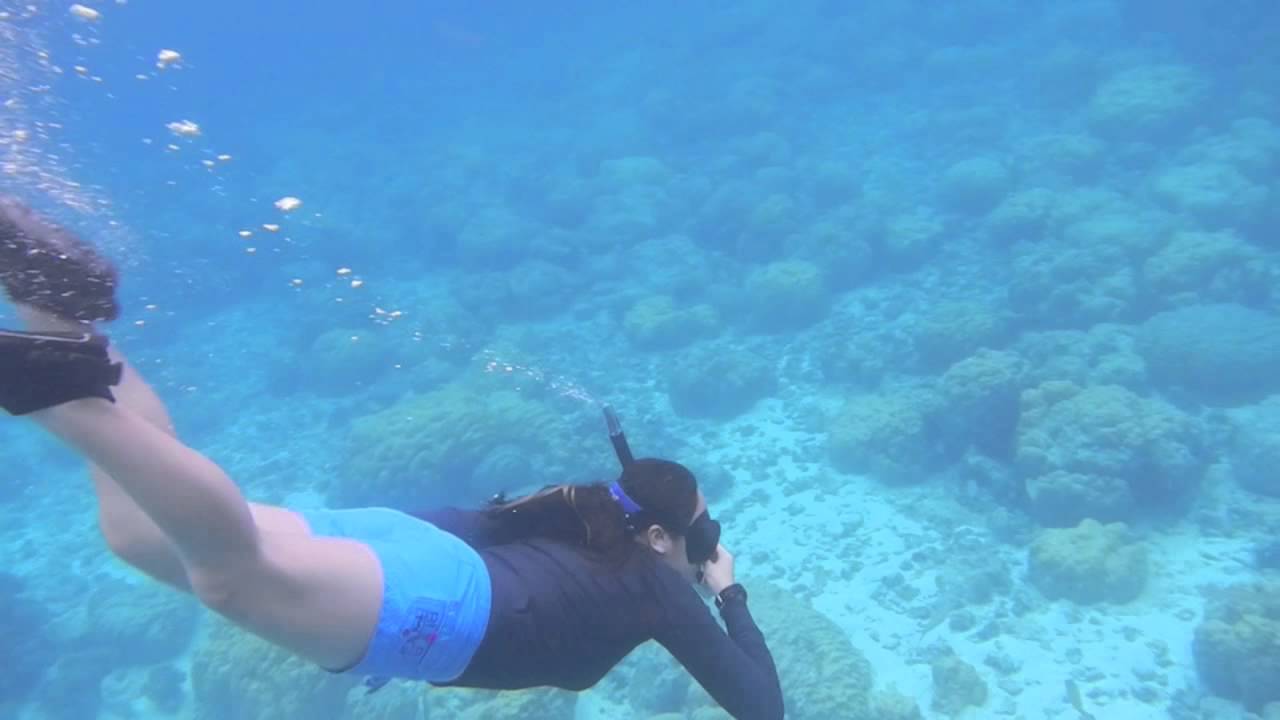 Snorkeling at Gab Gab Beach, Guam (Taken w/ Nikon Coolpix AW100) YouTube