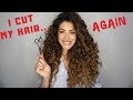 Diy double unicorn hair cut   how to get layers in curly hair