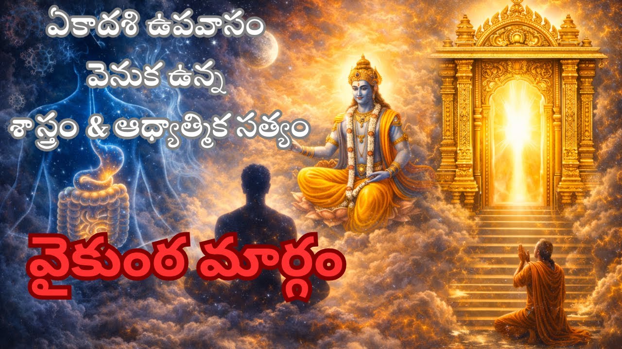 ఏకాదశి ఉపవాసం వెనుక ఉన్న శాస్త్రం & ఆధ్యాత్మిక సత్యం | ఆత్మజాగరణ పండుగ | Charitra Sanchari