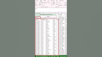 Auto Advanced Filter Button In Excel🔥 | Excel Tips | Excel Tricks | Excel Tutorials #excel #shorts