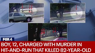 Boy, 12, charged with murder for hit-and-run crash that killed 82-year-old