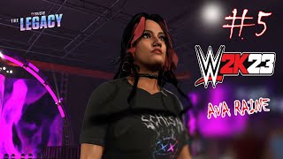 RISING STAR AVA RAINE SHOCKS THE WWE UNIVERSE AT JUSTINE ROYALE|WWE 2K23 AVA RAINE MY RISE STORY # 5