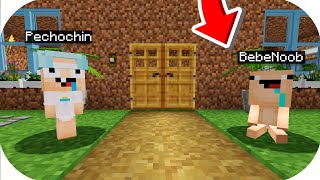 BEBE PECHOCHIN JUEGA POR PRIMERA VEZ MINECRAFT 👶🍼 CONOCE A LOS BEBECITOS