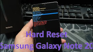 How to Hard Reset Samsung Galaxy Note 20