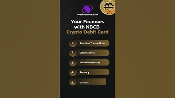NBCB Crypto Debit Card 💳💎 #investing #bankinginnovation