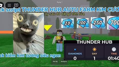 Cách hack 99 night in the forest script kaitun auto farm kim cương cực ngon