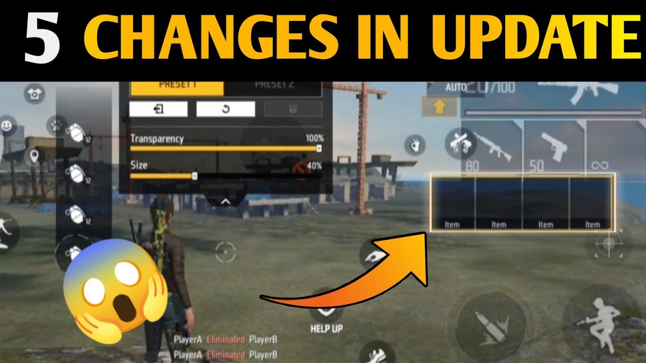 TOP 5 CHANGES IN UPCOMING OB35   UPDATE - GARENA FREE FIRE