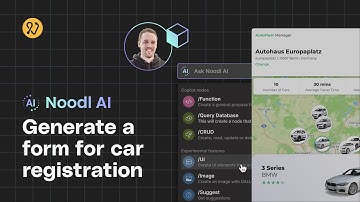 Noodl AI - Generate a form for car registration