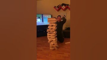 Jenga Trick Goes Wrong