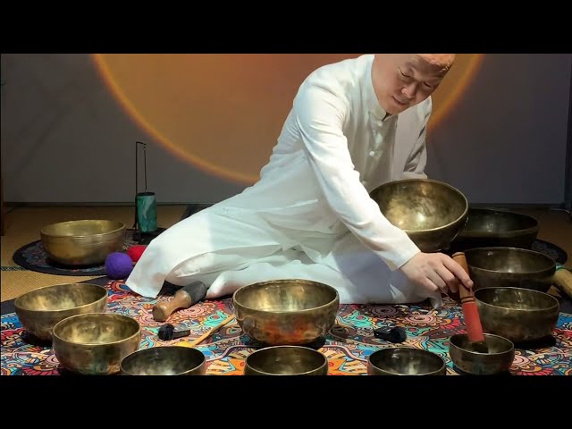 Healing Frequencies of Tibetan Bowls#singingbowl#meditationmusic#soundbathssleep class=