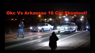 Okc Vs Arkansas 16 Car Street Shootout For $3200!