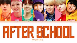 How Would Bts Sing after School By Weeekly color Coded S Engromhan