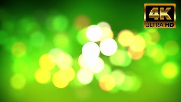 Lime Light Bokeh Background – 1HR LOOP 4K 60FPS