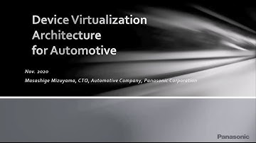 AGL Member Webinar: Device Virtualization Architecture for Automotive