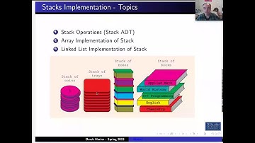 COSC 2336 Data Structures and Algorithms : Implementing Stacks
