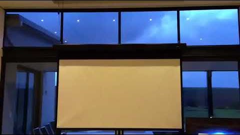 Grandview Skyshow Projection Screen Demo