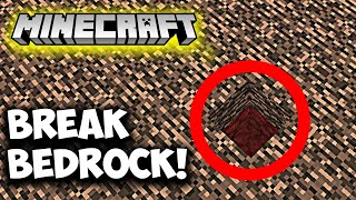 How To Break Bedrock in Minecraft