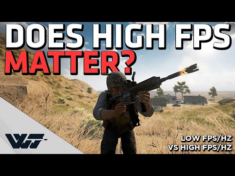 DOES HIGH FPS/HZ MATTER? Comparing and testing the difference - PUBG