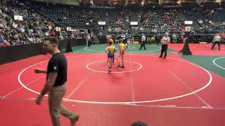 74 lbs OAC JH STATE FINAL Connor Bagdonas vs Collin Bagdonas