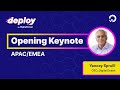 Opening keynote the apacemea