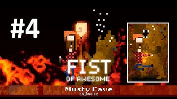 Fist of Awesome: Musty Cave - Walkthrough #4 | Android iOS mobile games