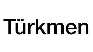 Turkmen Alphabet Song