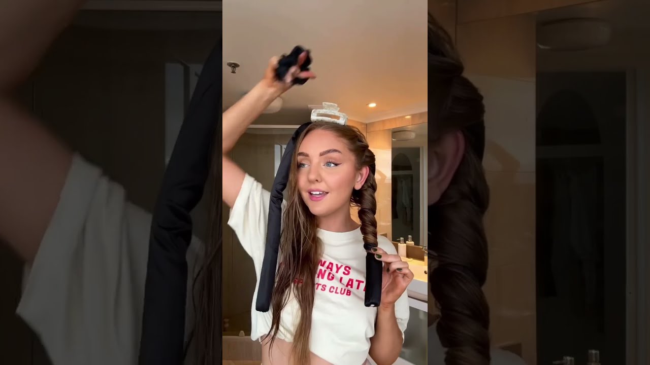 Easy HEATLESS Curls For SCHOOL 