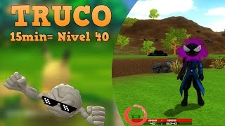 EQUPO NIVEL 40 en 15 MINUTOS//TRUCO POKEMON MMO 3D//Como Subir de NIVEL MUY  RÁPIDO  Pokemon MMO 3D