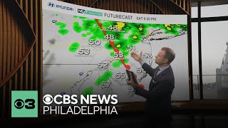 Tracking rain arriving in Philadelphia region Saturday night | NEXT Weather