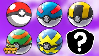 A Guide to EVERY Poké Ball in Pokémon Scarlet & Violet