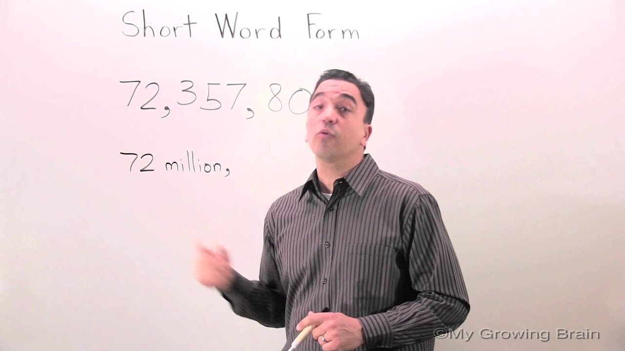 Short Word Form: Ten Millions / My Growing Brain - YouTube