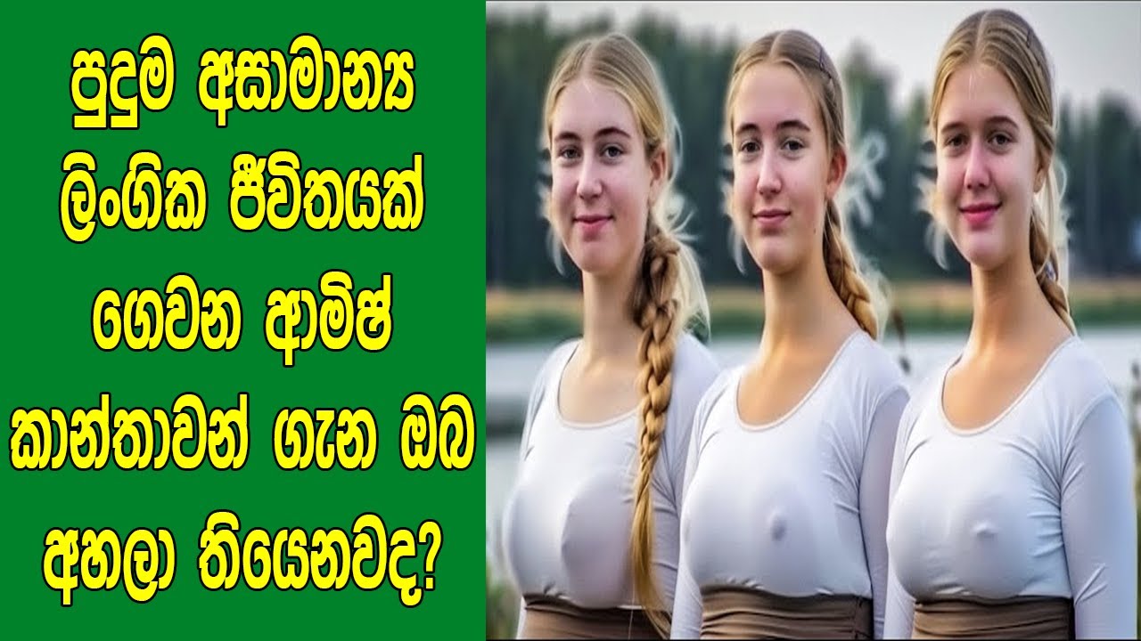 පුදුම අසාමාන්‍ය ජීවිතයක් ගෙවන ​ආමිෂ් කාන්තාවන් ගැන ඔබ ජීවිතේ​ට අහලා නැති තොරතුරු මෙන්න!