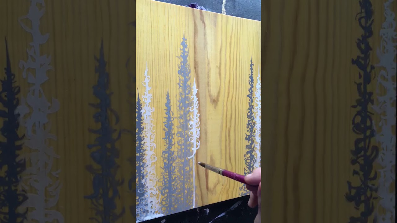 Timelapse : Trees on Wood Eleven