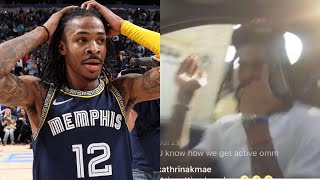 Ja Morant CAUGHT Flashing GUN On IG Live AGAIN In Car “YEAHH I JUST ONLY WANT YA NECK..