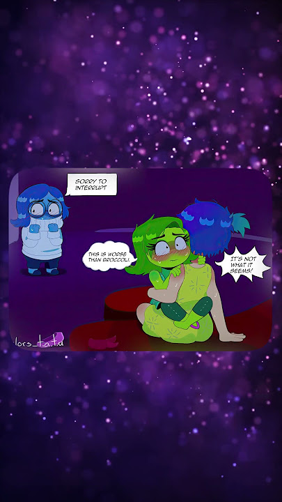 Got Caught 😱 | Joy x Disgust Comic |  #insideout  #insideout2  #pixar