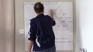 Discrete Math - Going over the HW on Regular Grammars - Part 1 of 2