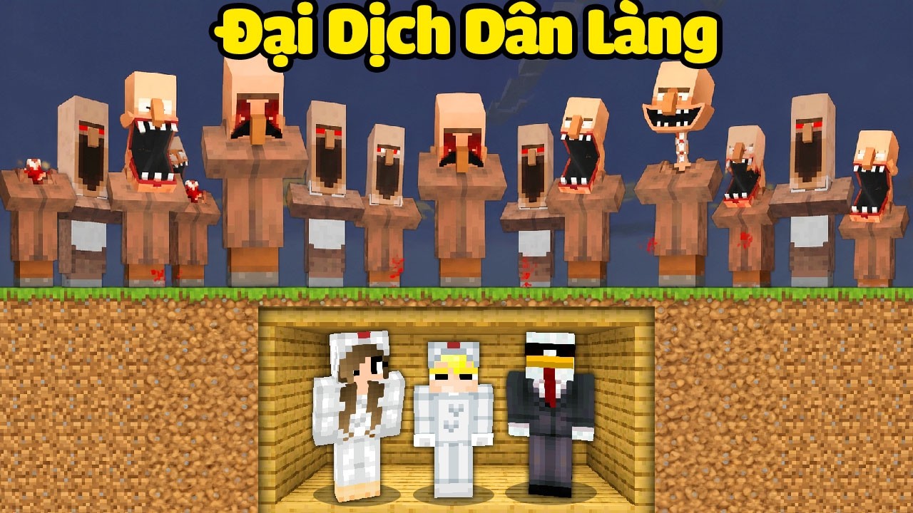 Tô Gà Và Ba Mẹ Xây Hầm Trú Ẩn Chống Đại Dịch Dân Làng