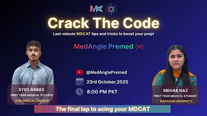 Crack The Code: Last Minute MDCAT Tips and Tricks to boost your MDCAT Prep