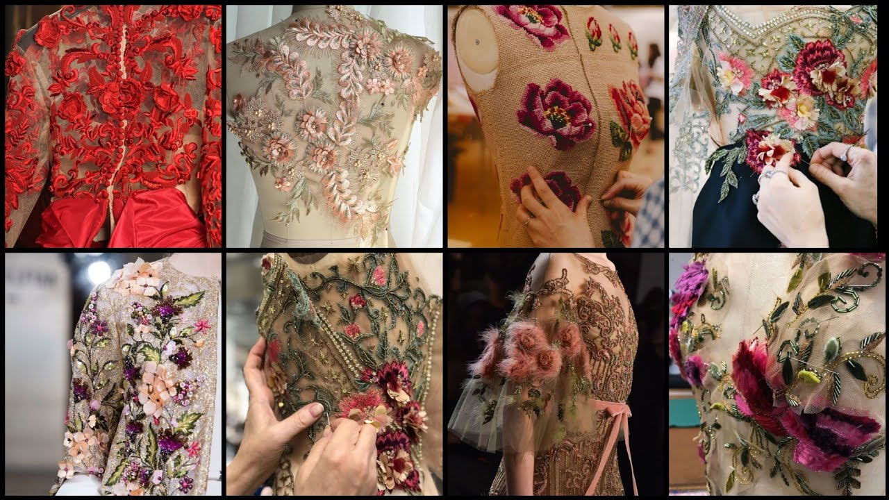 Most Trending & Unique Style Of Embroidery/Brazilian Embroidered Frocks Designs