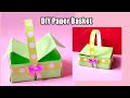 Diy paper basket l how to make paper basket