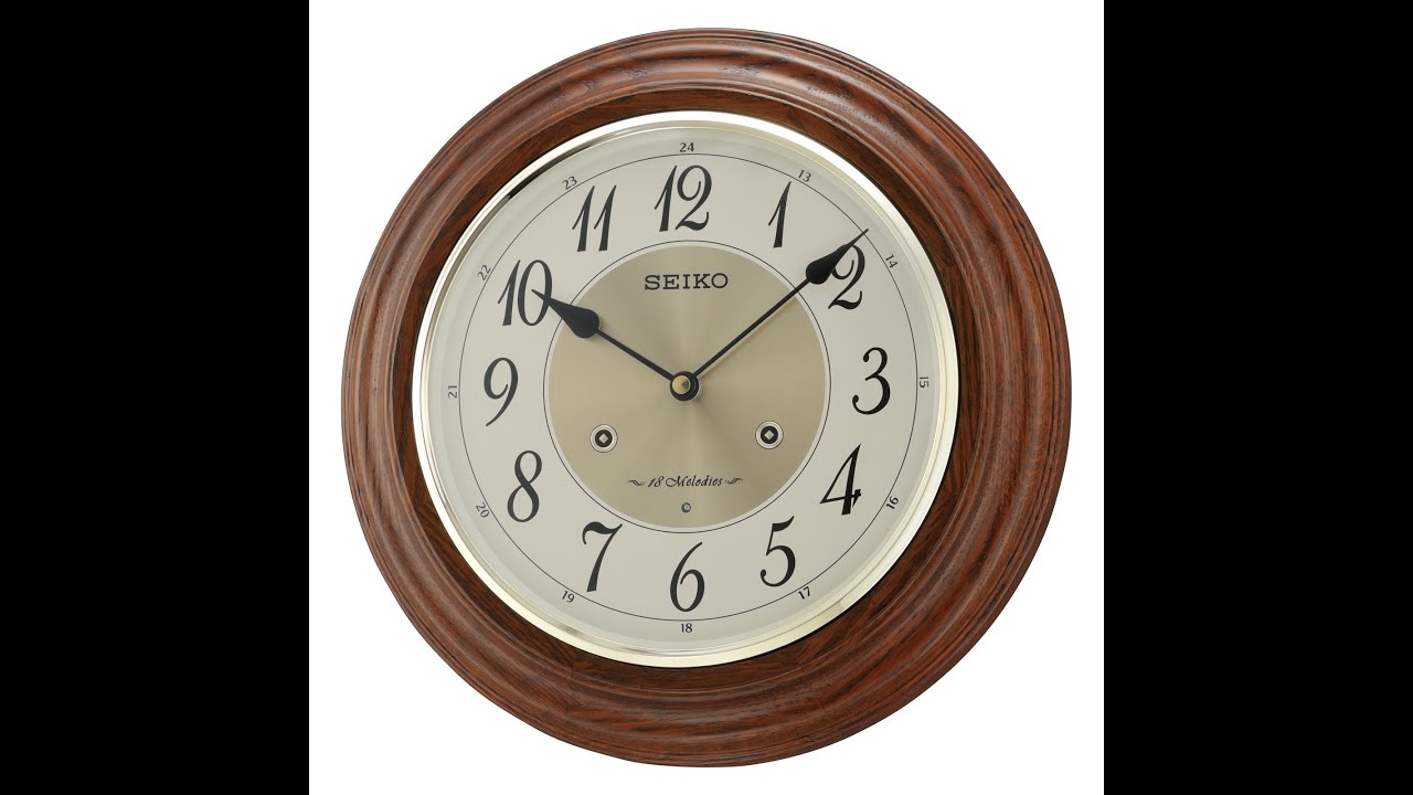 S3 E5 Seiko Melodies In Motion Clock QXM283BLH Ver - YouTube