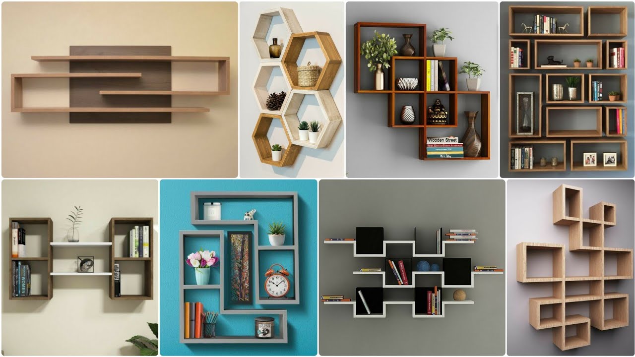 200 Corner wall shelves design - Home wooden wall decorating ideas 2023