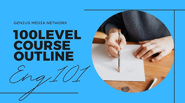 ENGINEERING WORKSHOP PRACTICE (ENG 101) | 100LEVEL | FIRST SEMESTER