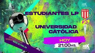 Estudiantes Vs. Universidad Católica - Conmebol Libertadores 2026 - Octavos Ida - Fox Sports Promo