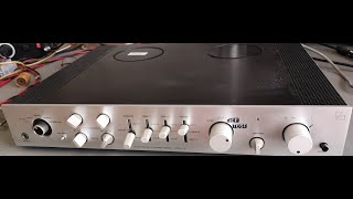 Luxman L-10 hifi Amplifier test repair teardown